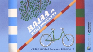 Rajaa ja rajattomuutta. Virtuaaliopas Saimaan rannoille. Logot: ELY Kaakkois-Suomi ja LAB-ammattikorkeakoulu